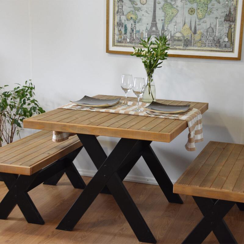 Juego de Comedor Pata X 1,60 Juego de Comedor Pata X 1,60