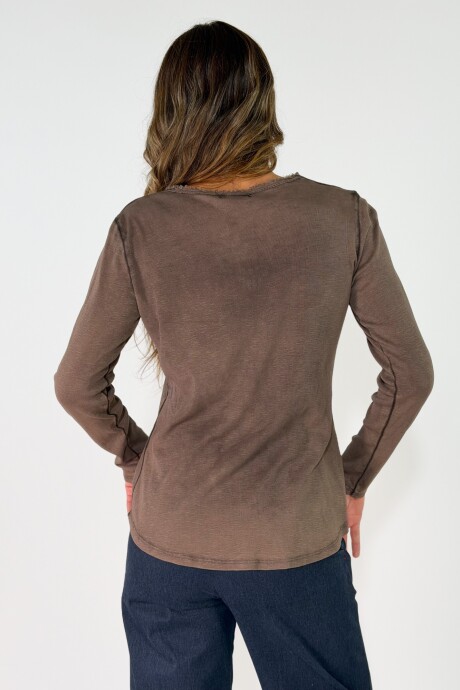 REMERA LOEN Marron