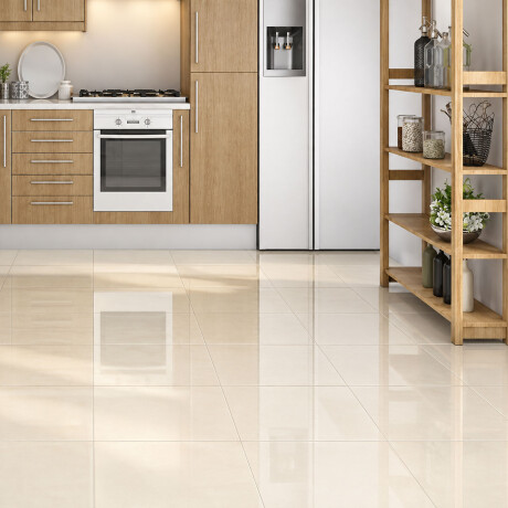 CERAMICA 57X57 CUADRADA LISA BEIGE BRILLANTE SIN RECTIFICAR GAMAS DE BEIGE