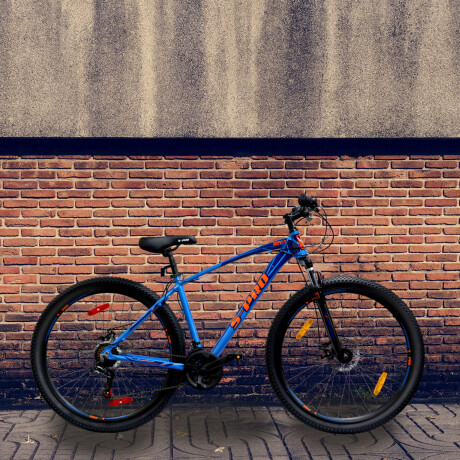 Bicicleta de Montaña S-PRO Zero 3 Man rodado 29 Shimano 21 cambios con freno de disco AZUL NANRANJA