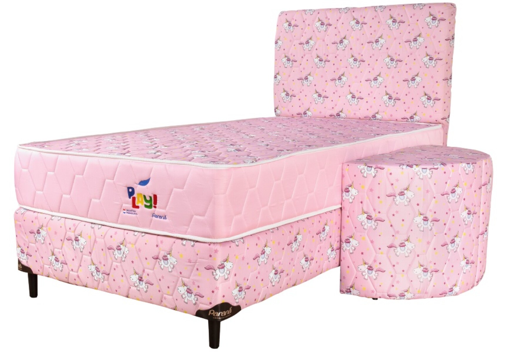 Sommier Parana Play Infantil Juego Completo 100x190 