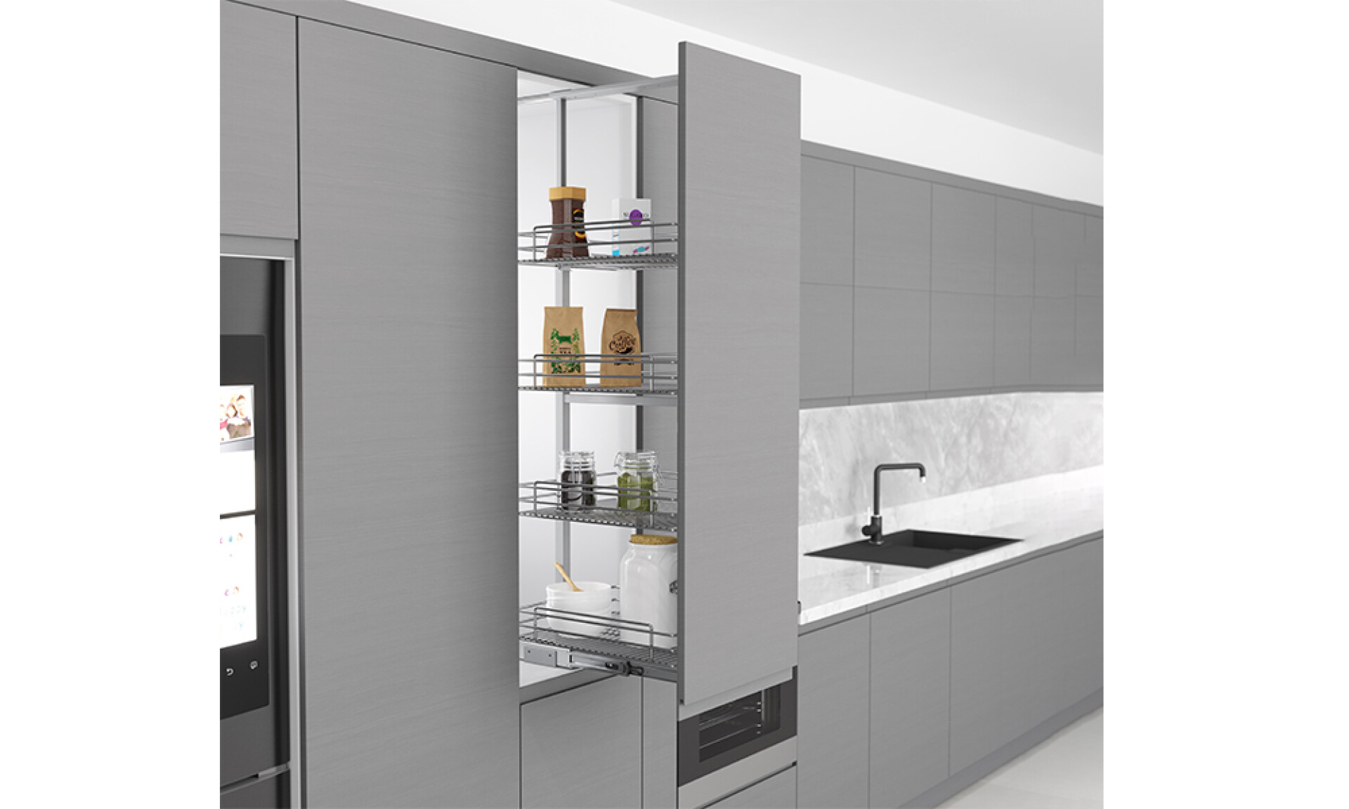 Alacena extraíble ancho 30 cm S-1919 - 300-c 