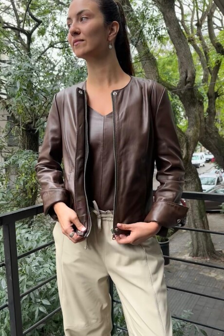 CHAQUETA CANELA BROWN