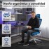 Silla de escritorio Oficina Sillon Ejecutiva Ergonomica Apoyabrazos Regulables IMBACK Color Azul Silla de escritorio Oficina Sillon Ejecutiva Ergonomica Apoyabrazos Regulables IMBACK Color Azul