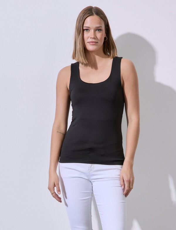 Musculosa Basica NEGRO