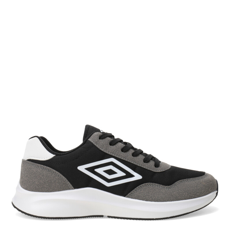 Championes de Hombre Umbro Volcan Negro - Gris - Blanco