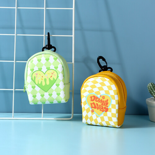 Monedero Mochilita - Corazón - Amarillo Monedero Mochilita - Corazón - Amarillo