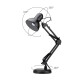 Lampara De Escritorio Portátil Metal Arquitecto Articulada Negro