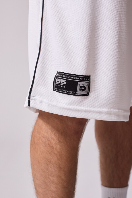 SHORT BASKET VONO DIXIE Blanco