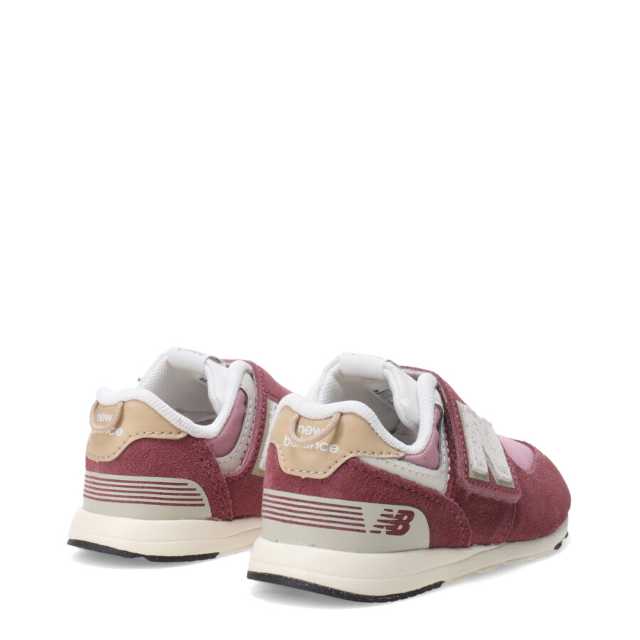 Championes de Niños New Balance 574 Infantil Rojo - Rosado