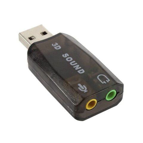 TARJETA DE SONIDO EXTERNA USB 3D 5.1 Unica