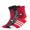 Medias de Niños Adidas Marvel Spider Man 3 Pares Rojo - Negro - Blanco