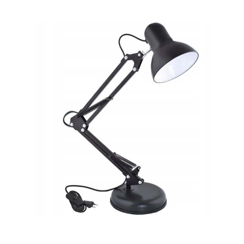 Lampara de mesa articulada ajustable con pinza y base Lampara de mesa articulada ajustable con pinza y base