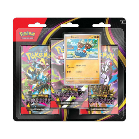 Pokémon 3-Pack Blister Mega Evolution Pitch Black