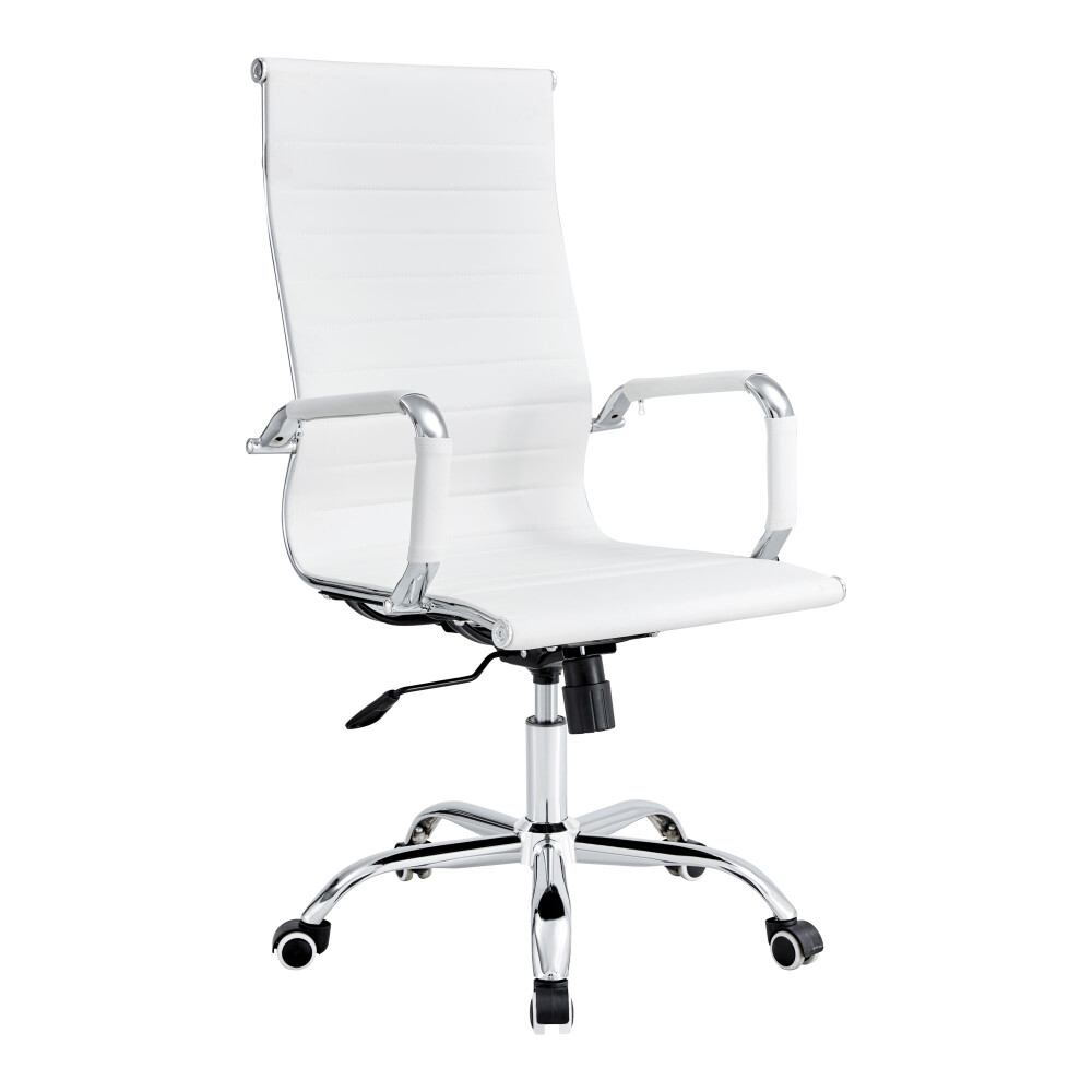 ASIENTO DE OFICINA PU BLANCO D-101/HY-529