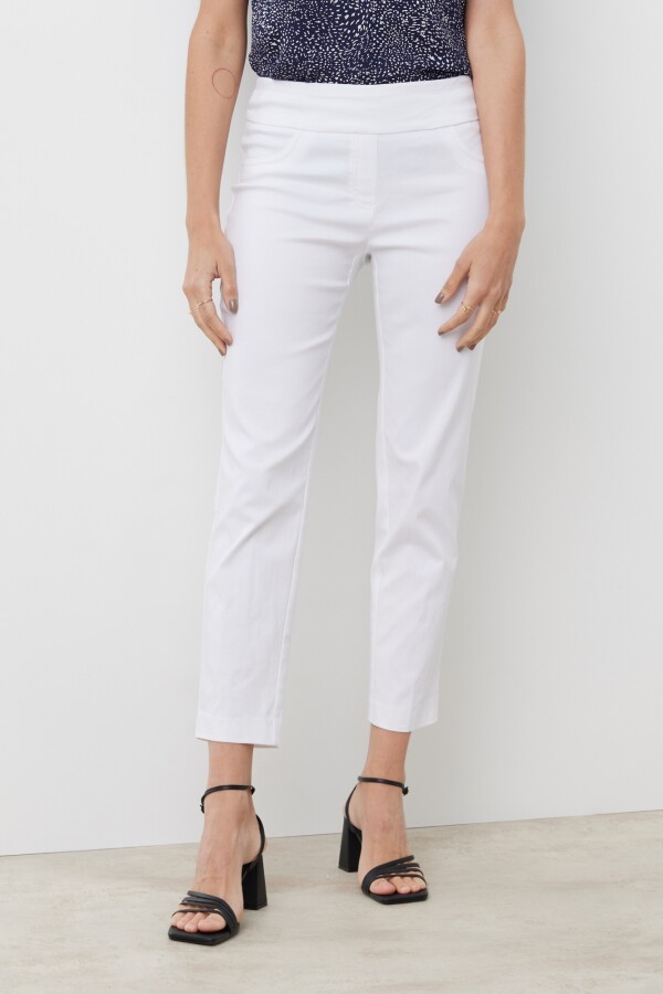 Pantalon Pull On BLANCO