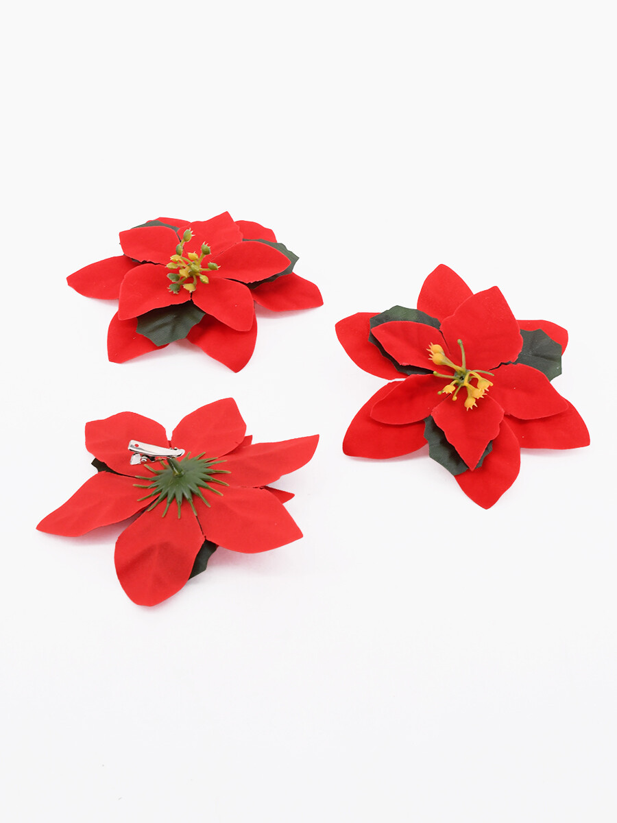 FLOR DE LIZ SET X3 - ROJO 