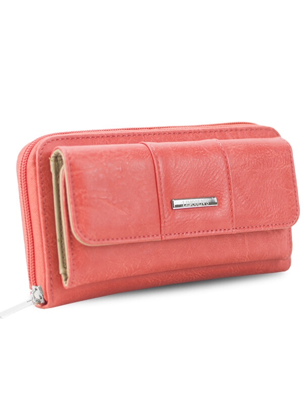 BILLETERA GLADIOLO CORAL PINK