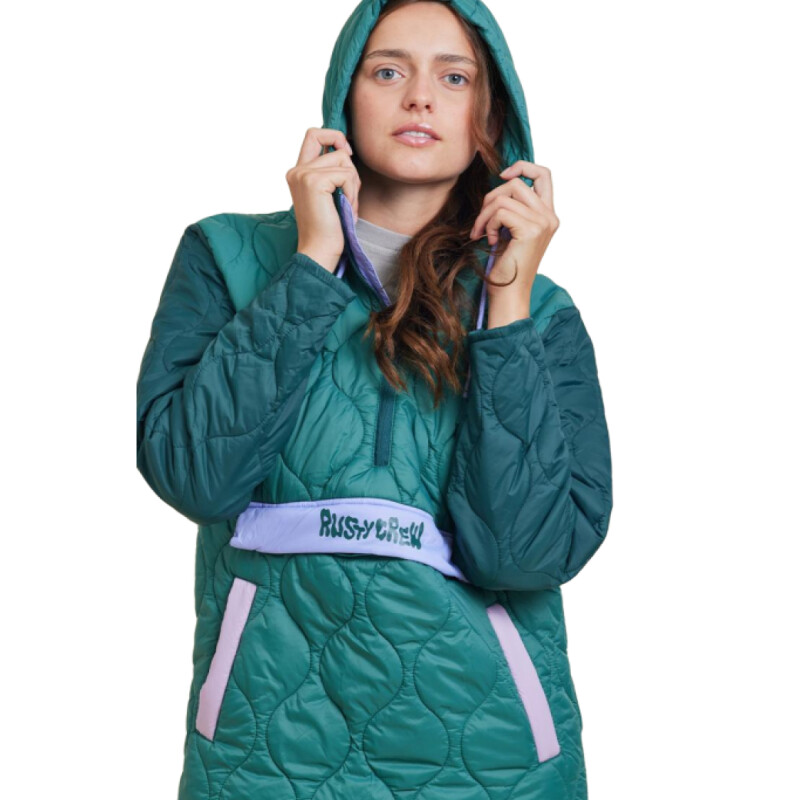 Campera Rusty Nylon Glora - Verde Campera Rusty Nylon Glora - Verde