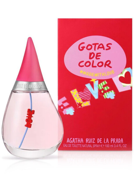 Perfume Agatha Ruiz De La Prada Gotas Love EDT 100ml Original Perfume Agatha Ruiz De La Prada Gotas Love EDT 100ml Original