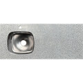 MESADA DE GRANITO GRIS MARA 122X52 CM CON PILETA IZQUIERDA Y HUECO PARA GRIFERÍA Mesada De Granito Gris Mara 122x52 Cm Con Pileta Izquierda Y Hueco Para Grifería