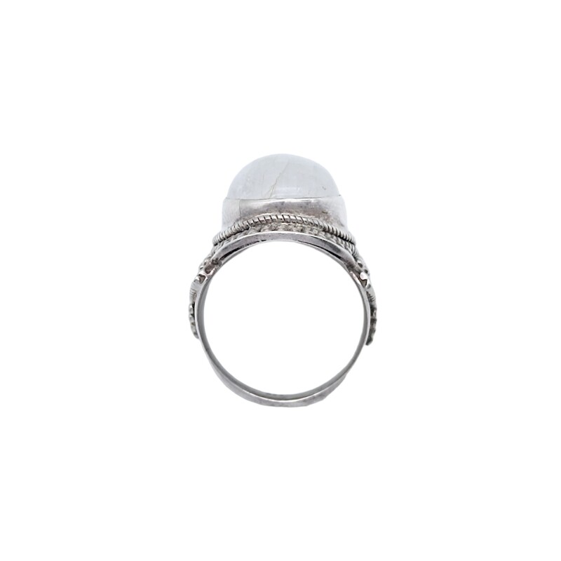 Anillo Oval-Plata 925-Piedra Luna-AN3089 conpiedra