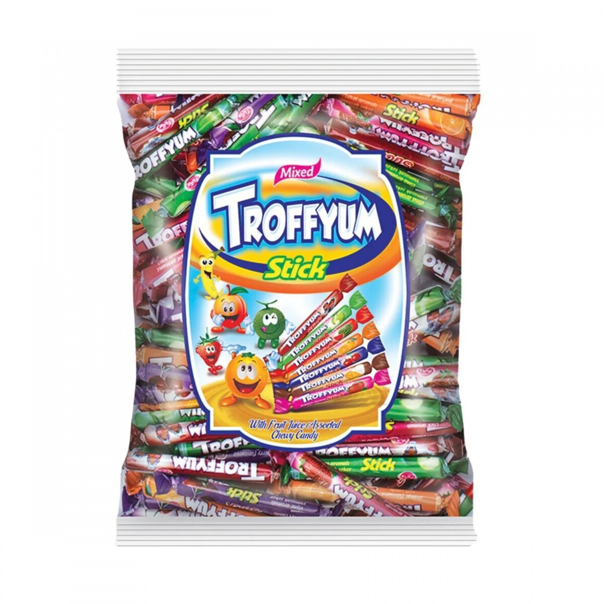 Caramelo Masticable Troffyum stick x 90 
