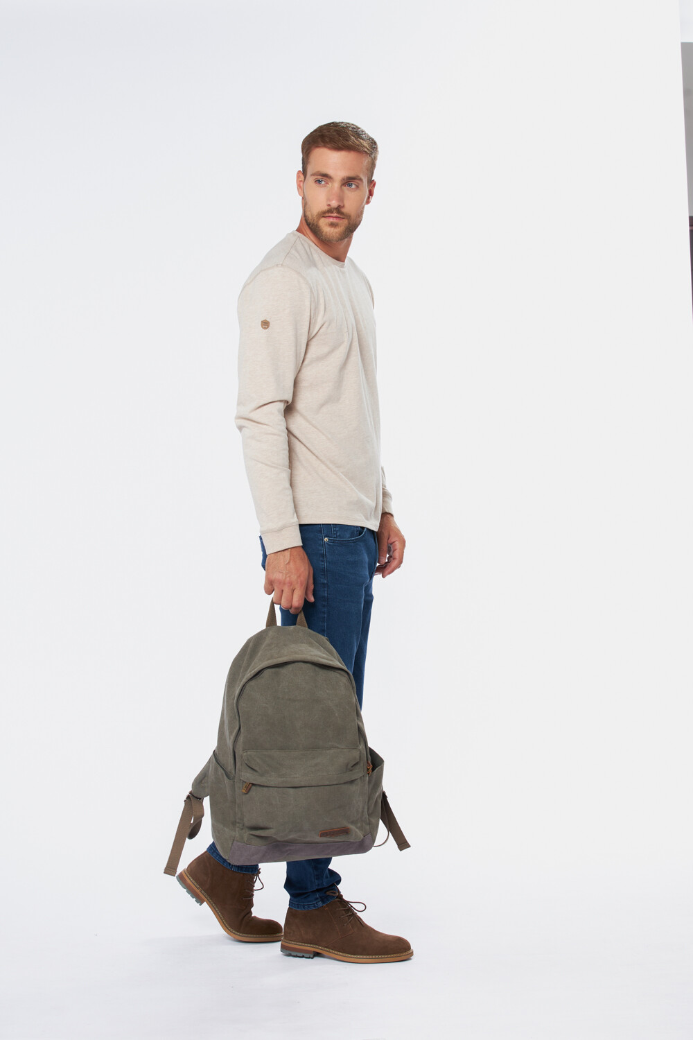 MOCHILA DE LONA Verde