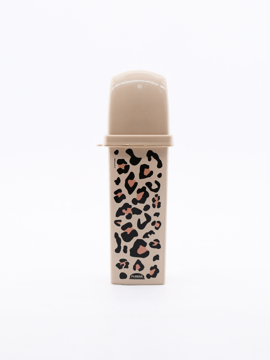 ESTUCHE ANIMAL PRINT - BEIGE 