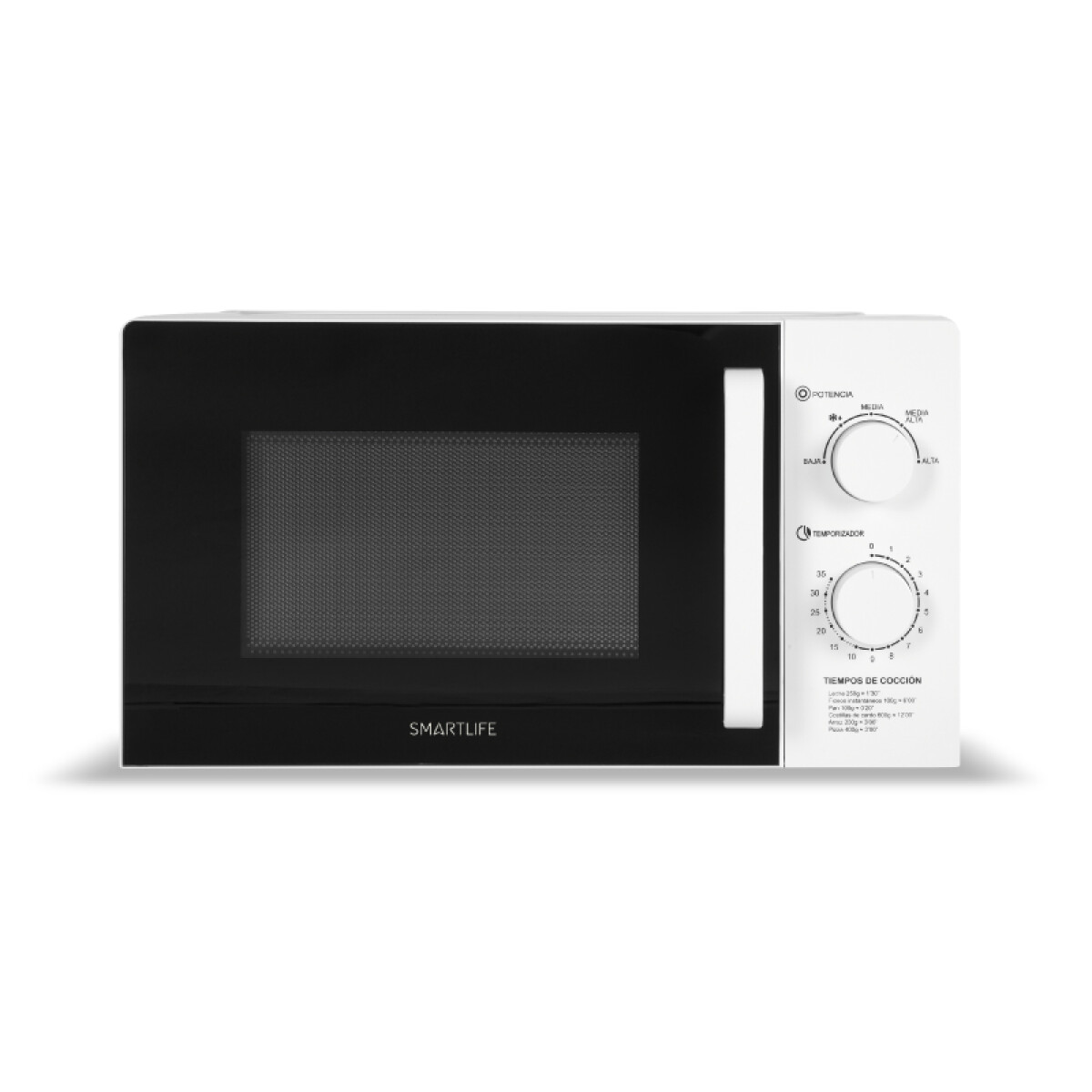 Microondas 20 Litros Smartlife Horno Manual Blanco 20m Sl-mwo20m 