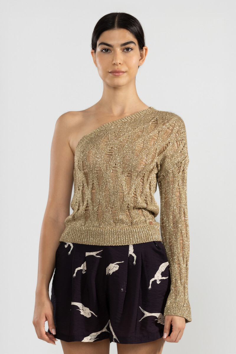 LARA KNIT TOP Gold