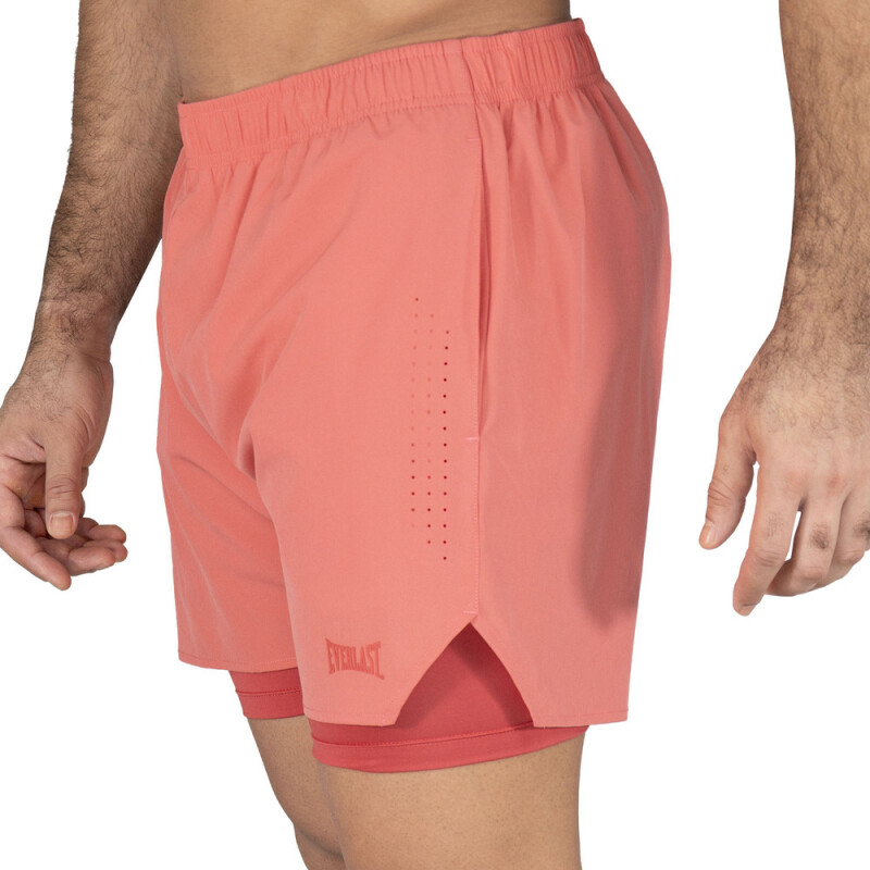 SHORT 2IN1 MEN POLY/ELAST EVERLAST MATCH WT M6 RED