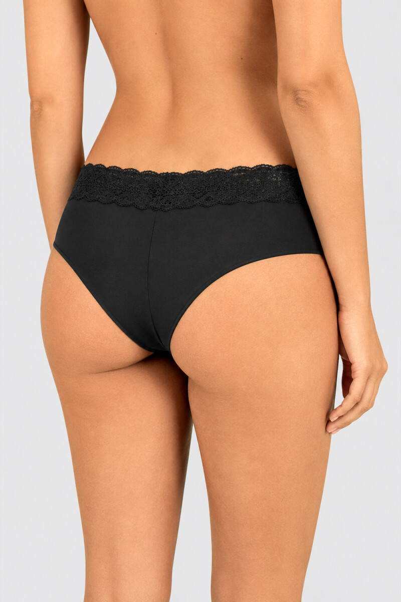 Bikini alta noble Negro