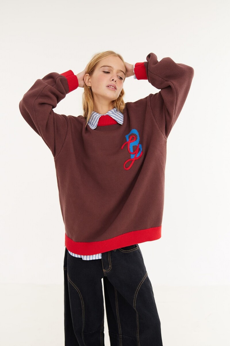 Sweater Frame - Marron 