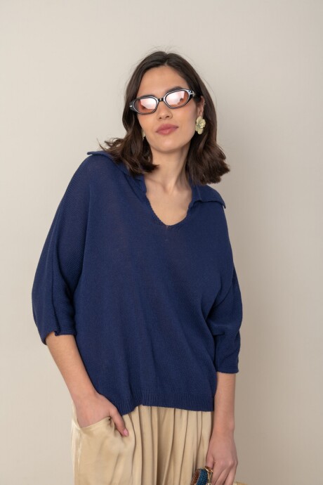 BLUSA SIRIO Azul