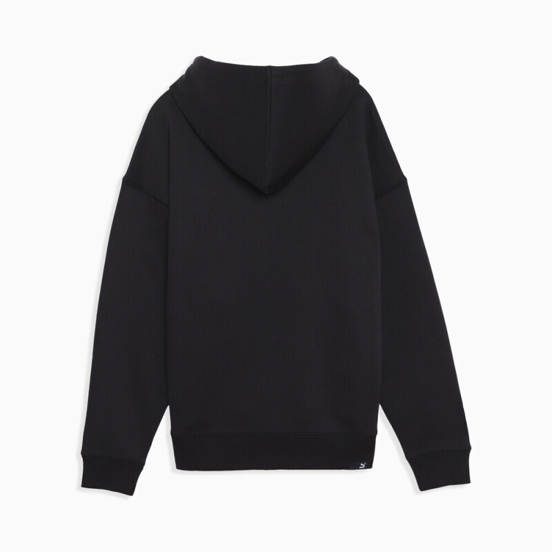 Suede FZ Hoodie Black