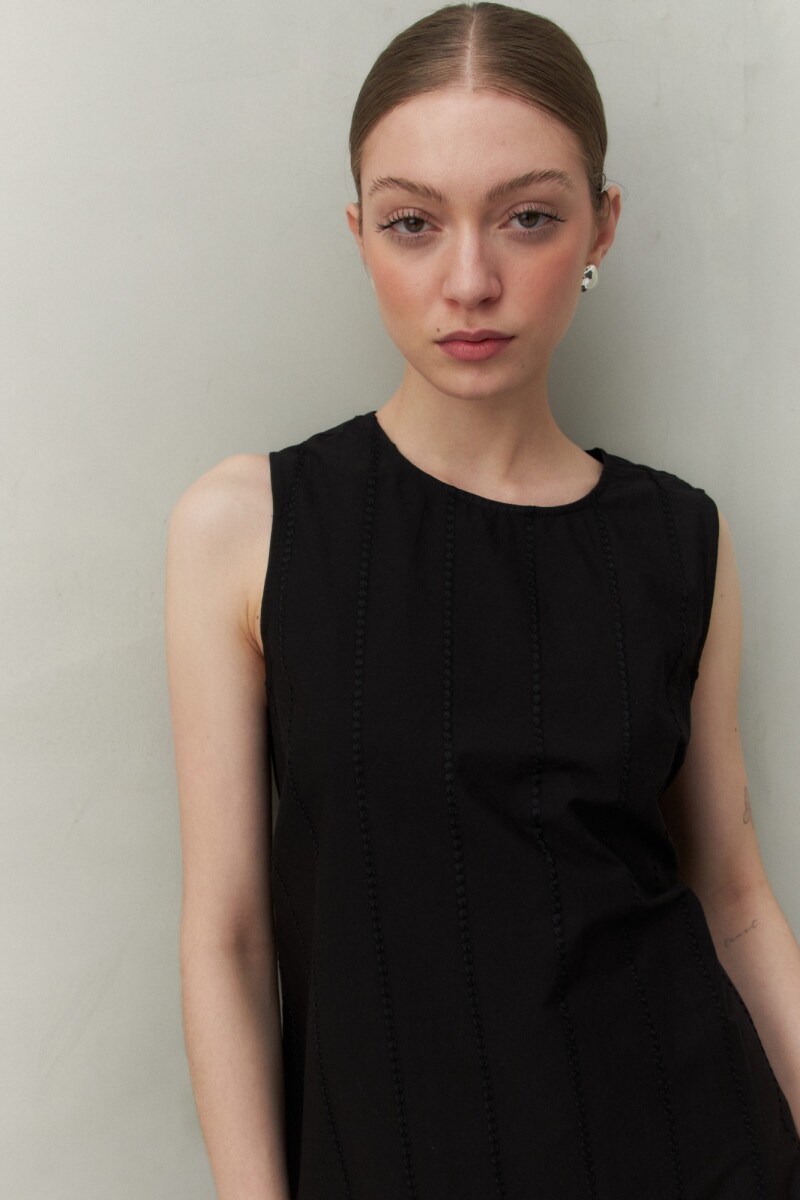 VESTIDO BALTO Negro