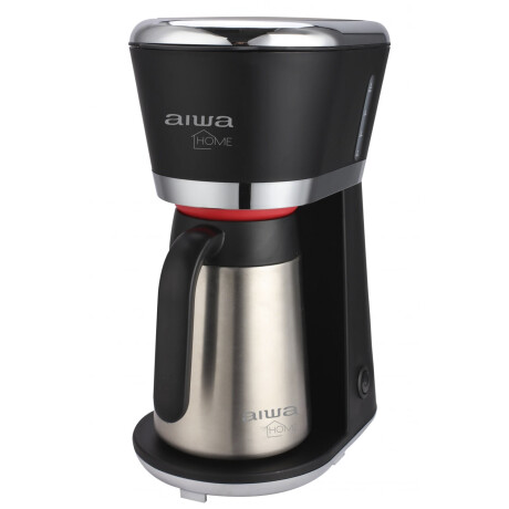 Cafetera con Jarra Térmica Aiwa 700ml 5 Tazas Filtro Permanente Negro/Gris