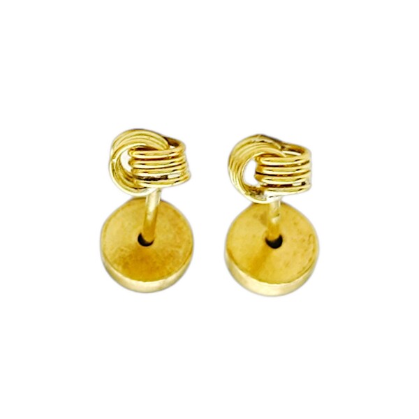 Abridores Nudo-Oro 18k-Sin piedra-AB9510 sinpiedra
