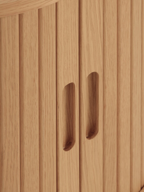 Mesa de luz LYNGVIG persiana roble nat Mesa de luz LYNGVIG persiana roble nat