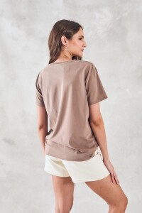 Remerón Oversize Algodon Lavado Vison