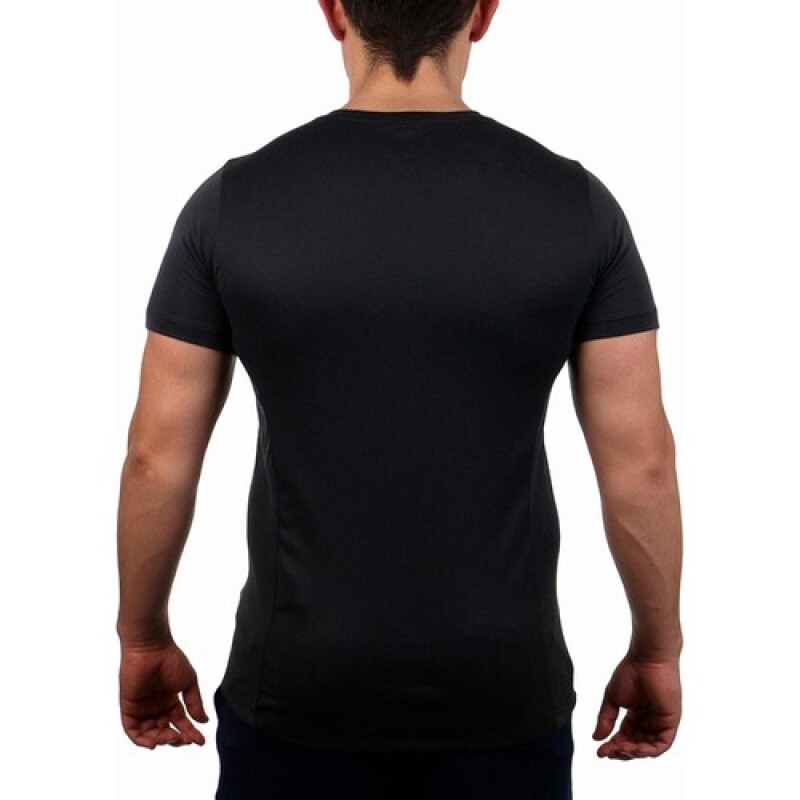 Remera Manga Corta para Hombre Fila Eclipse Negra negro