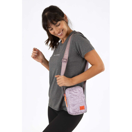 Pouch estampado negro Lilac