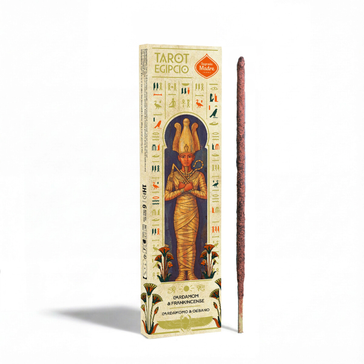 INCIENSO TAROT EGIPCIO SAGRADA MADRE - Cardamomo Y Olibano 