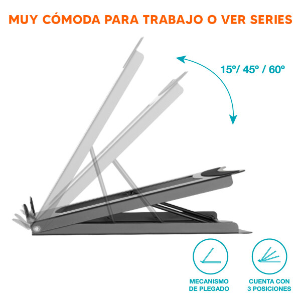 Bandeja Soporte Brateck Modelo Lps01-2 Para Pantallas De 10 A 15" BANDEJA SOPORTE NOTEBOOK BRATECK LPS01**