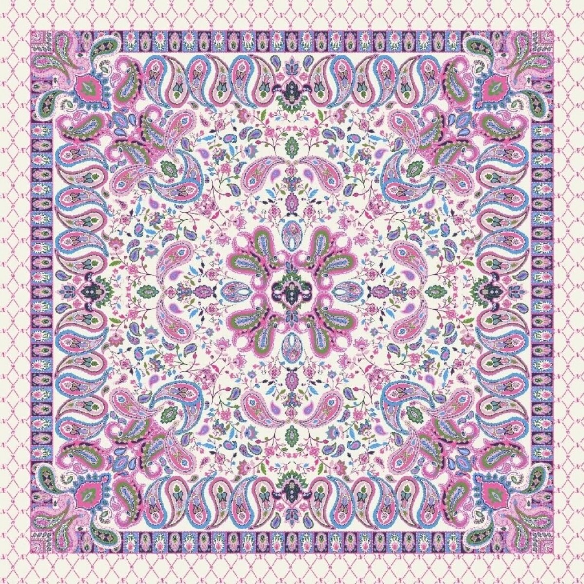 Pañuelo True Pink (Seda) - Rosa 