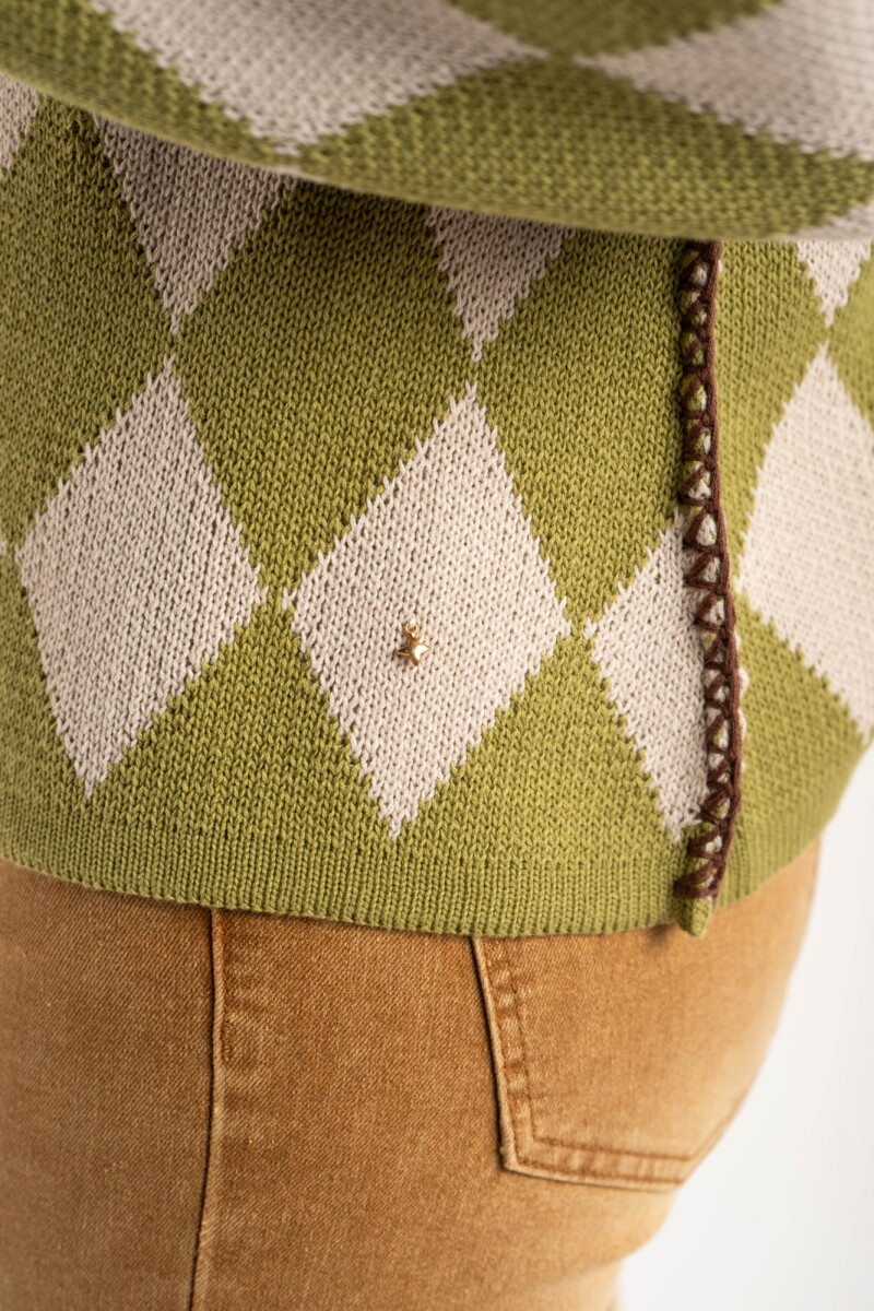 Sweater Rombos Oliva
