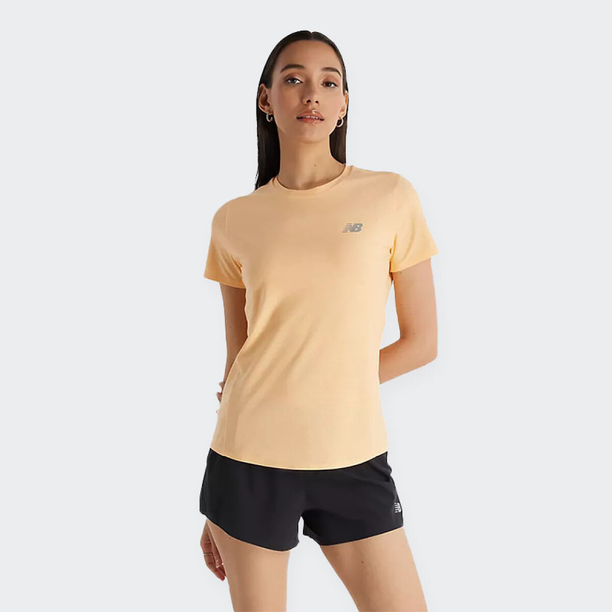 Remera New Balance Slim - Naranja 