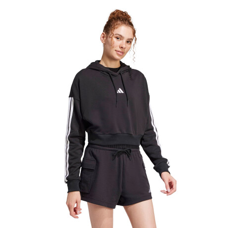 Canguro de Mujer Adidas Essentials French Terry Negro - Blanco