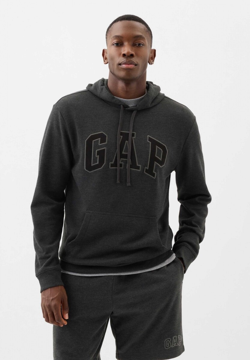 Canguro Logo Gap Sin Felpa Hombre - B85 Charcoal Heather 